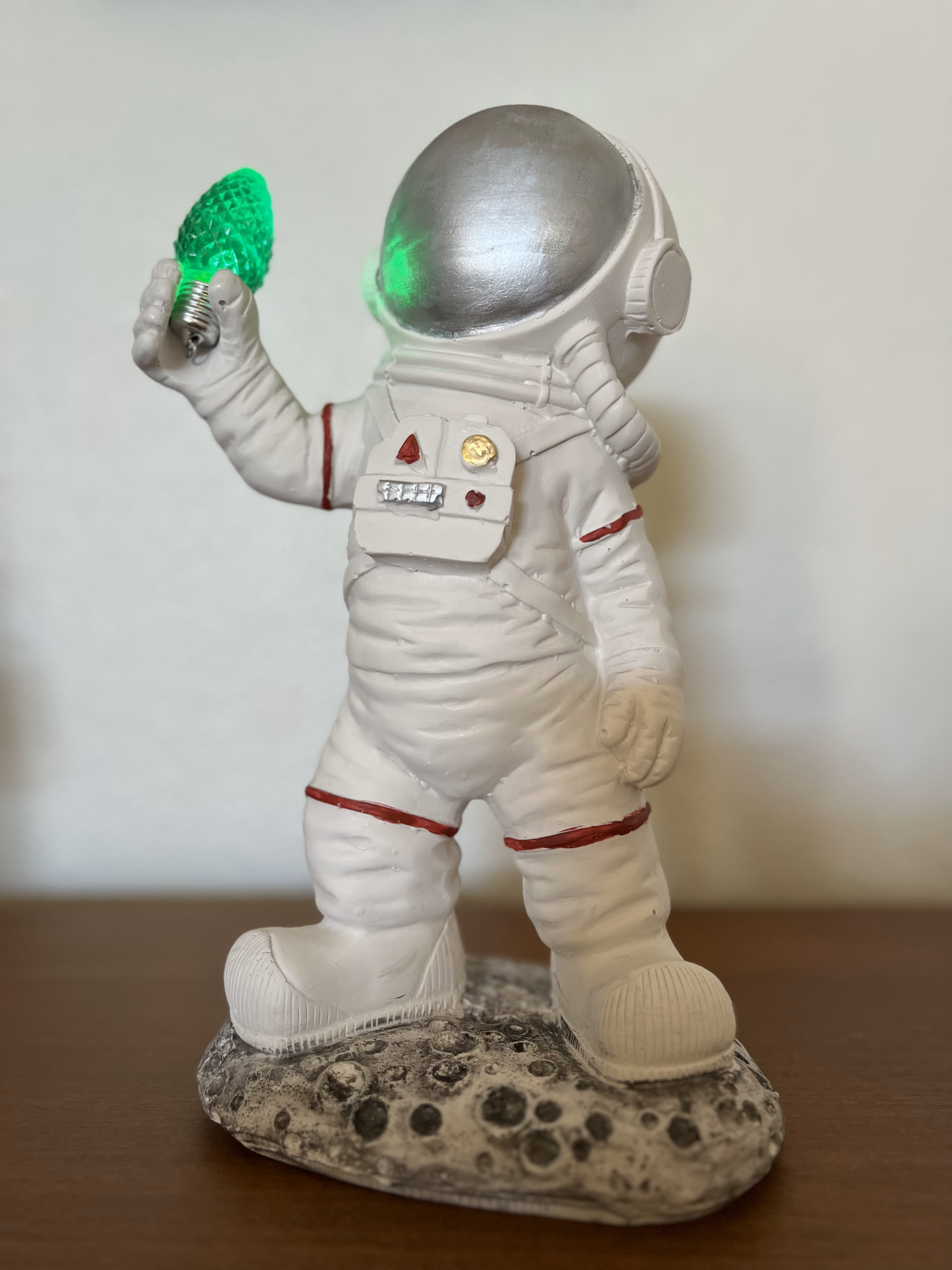 Handcrafted Astronaut Statue - Space Explorer Decor - 11.2 Inches