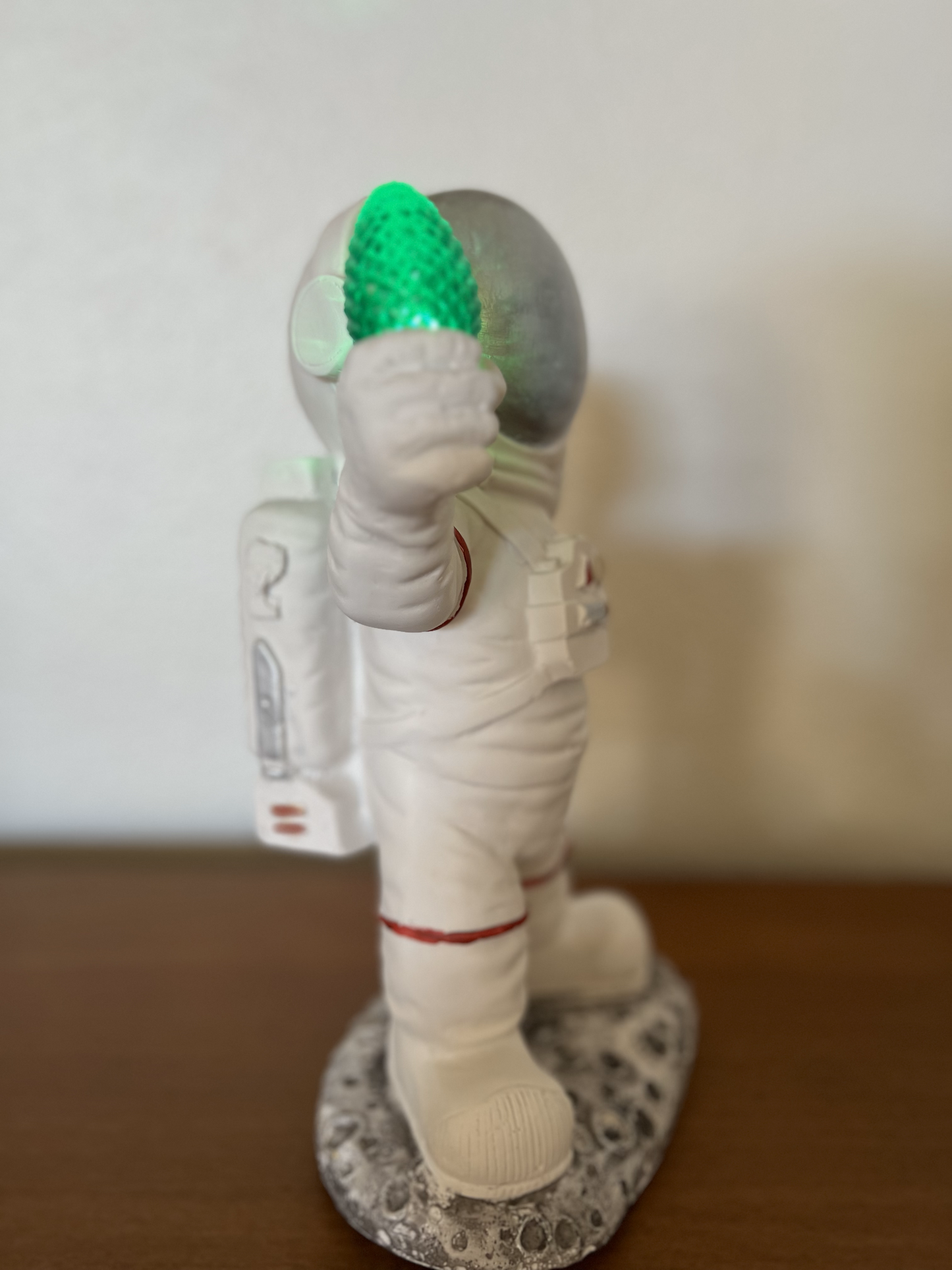 Handcrafted Astronaut Statue - Space Explorer Decor - 11.2 Inches
