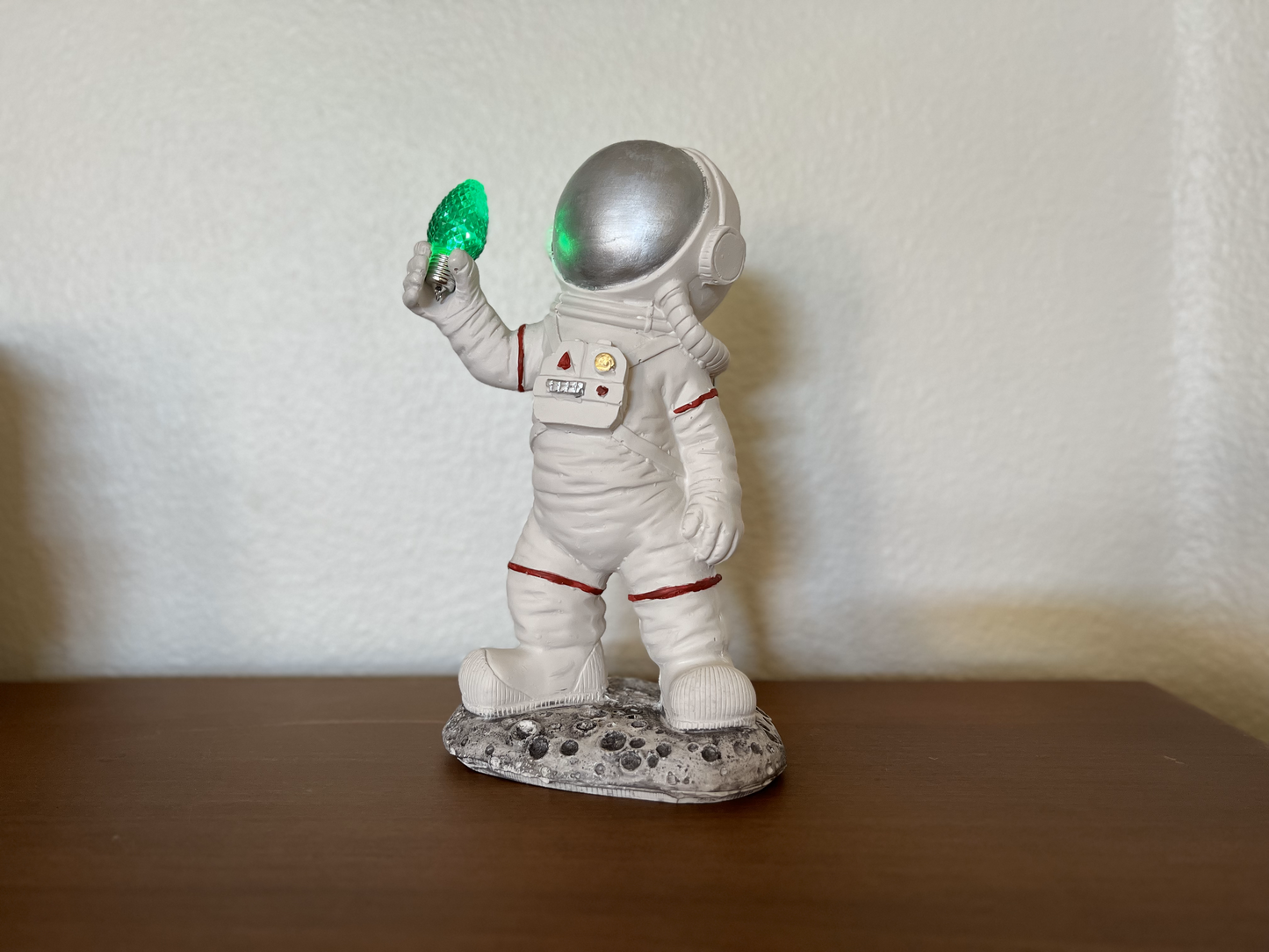 Handcrafted Astronaut Statue - Space Explorer Decor - 11.2 Inches