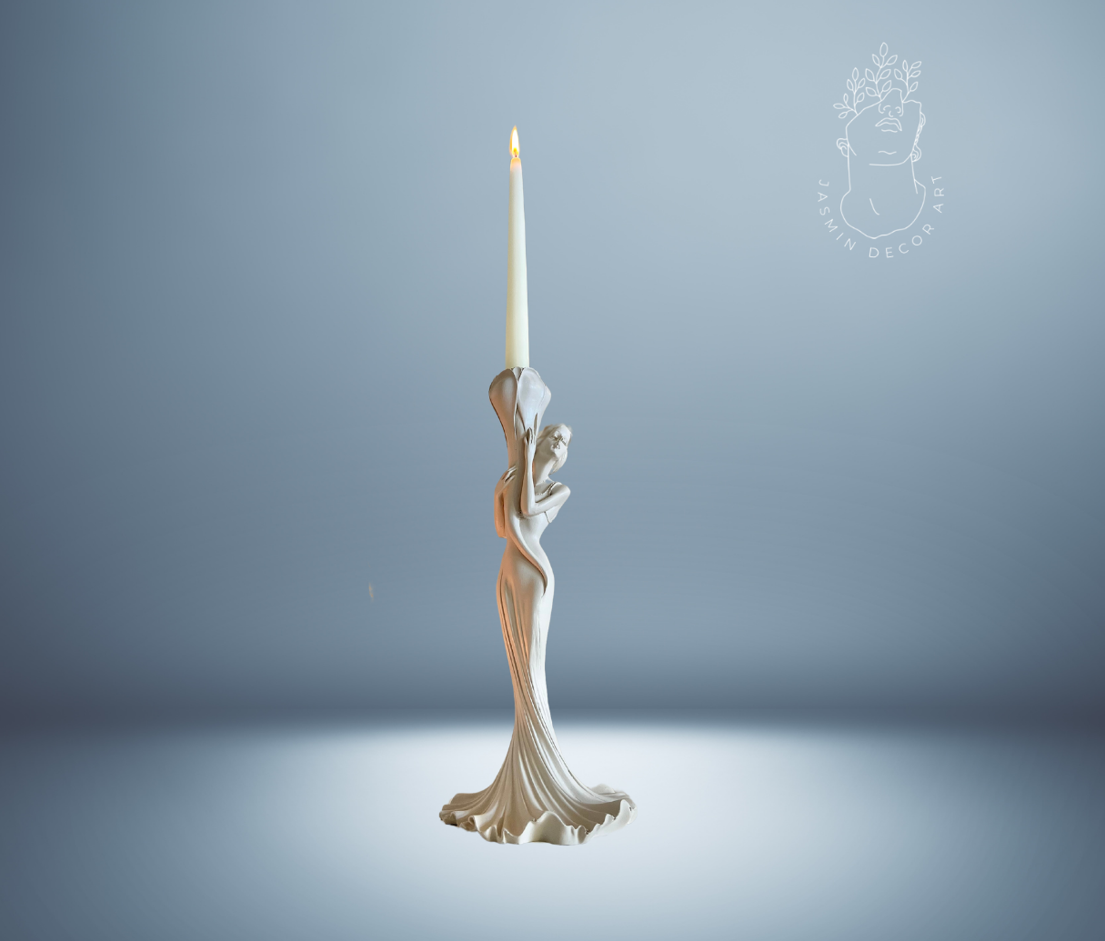 Female Candlestick Holder, Large Candlestick