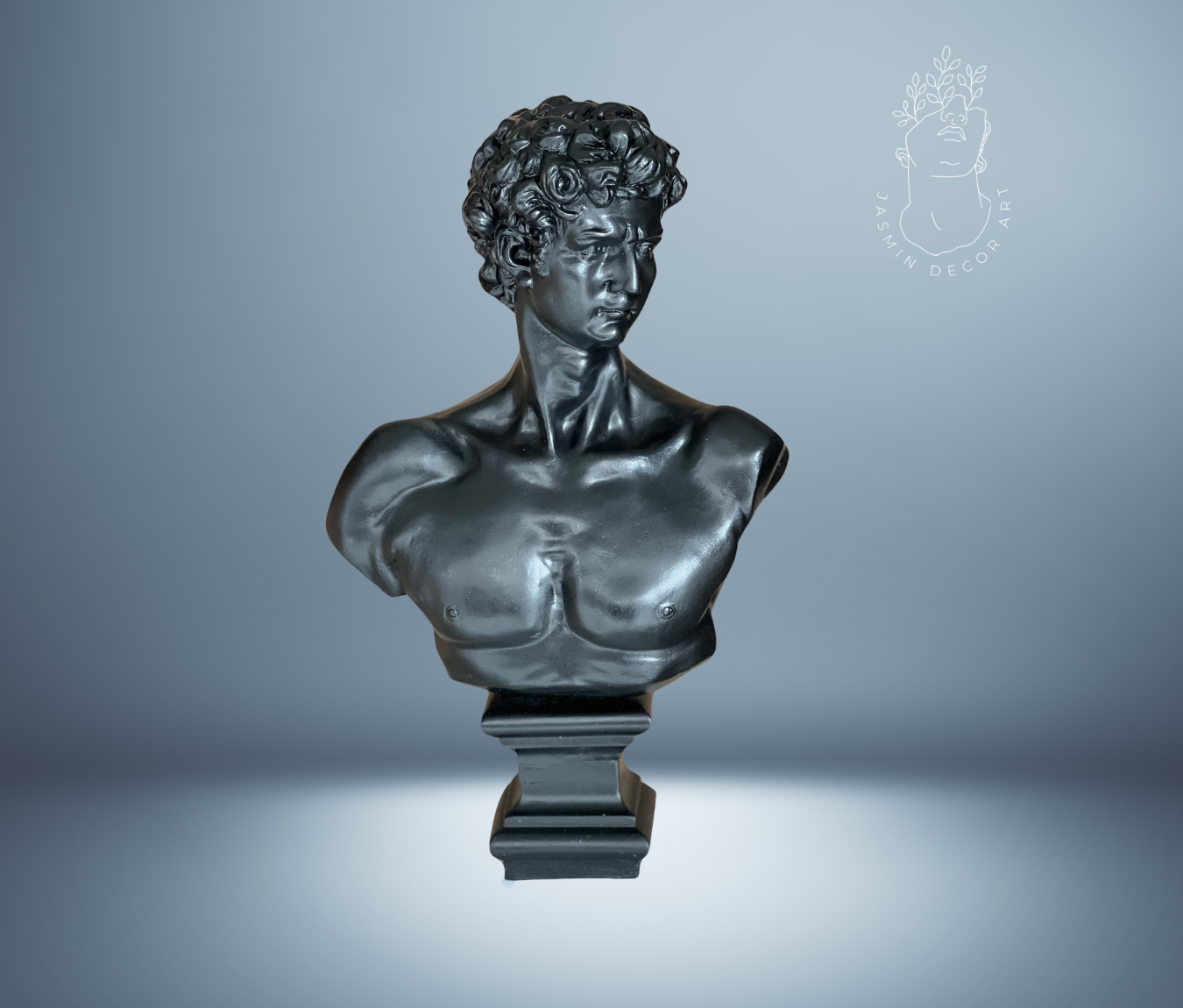 David Sculpture - Bronze - 22 inches (Beige)