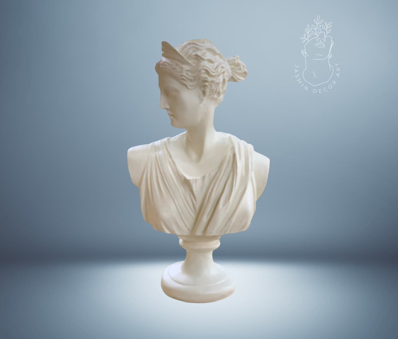 Goddess Bust of ARTEMIS DIANA Art Statue