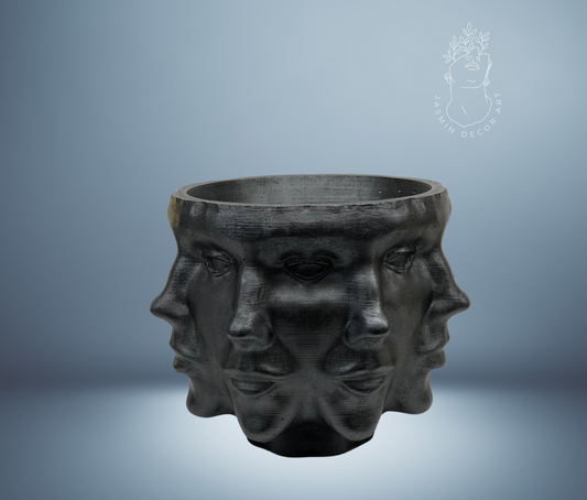 Concrete Multi Face Planter