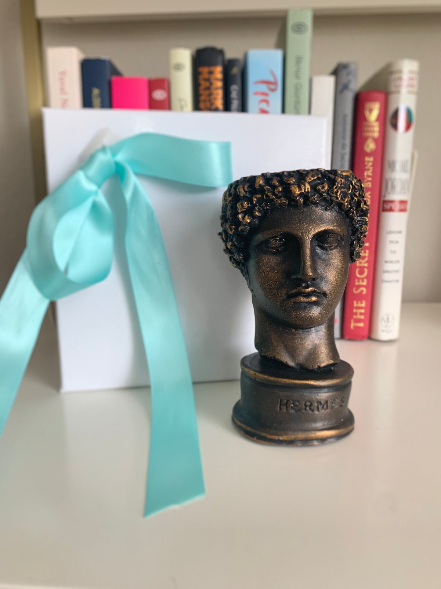 Greek Antic God Hermes Head Planter (Small)
