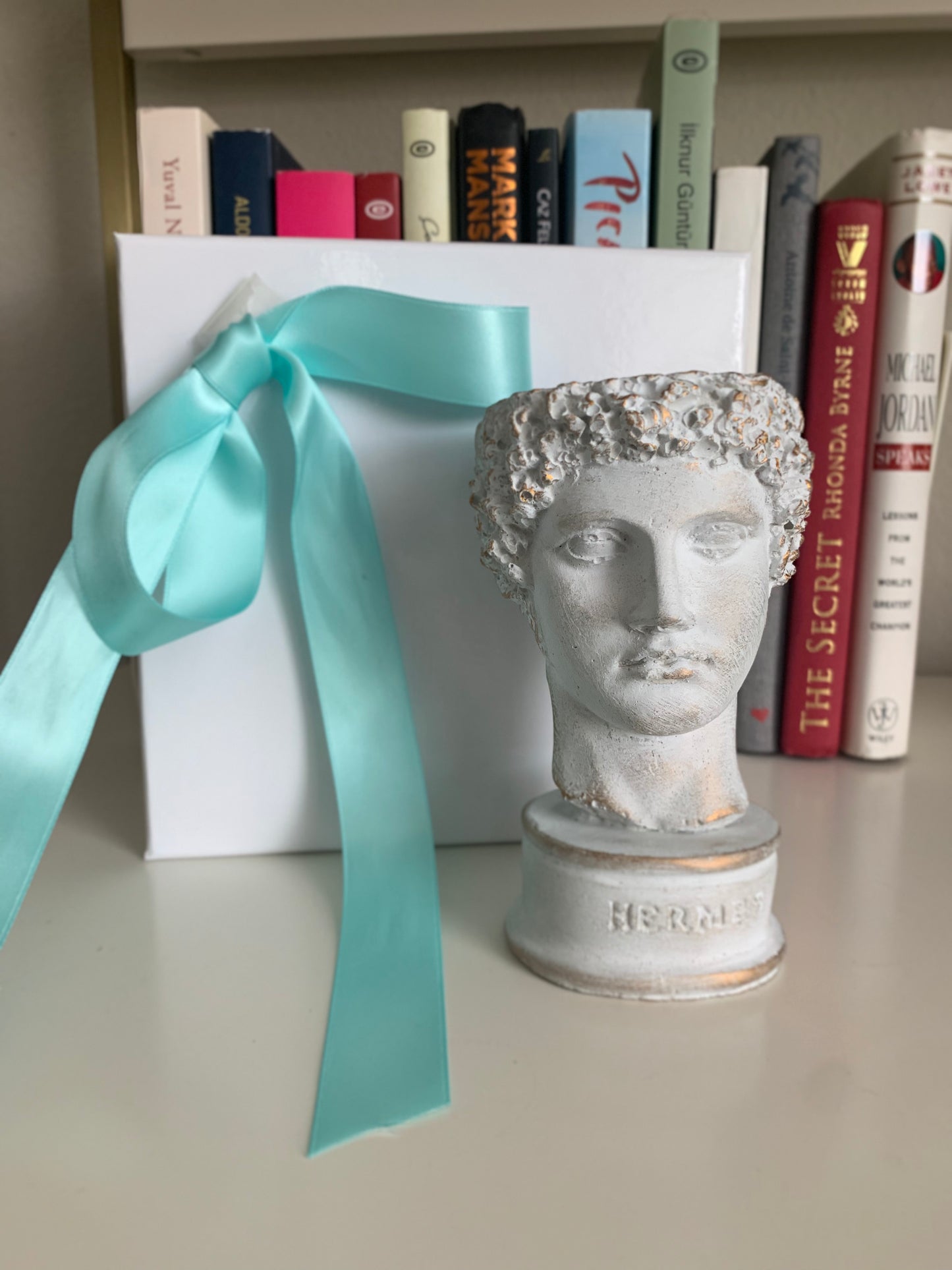 Greek Antic God Hermes Head Planter (Small)