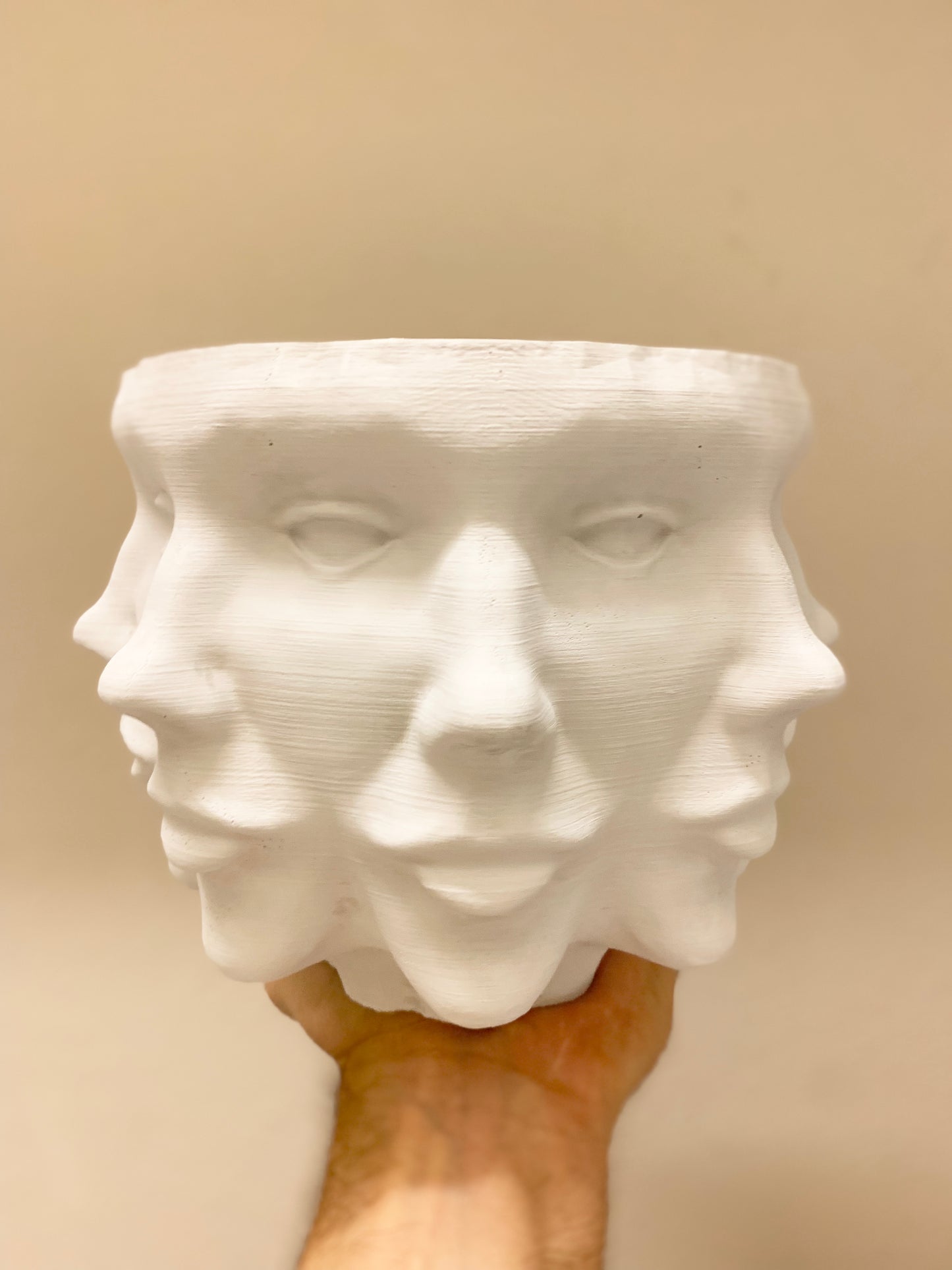 Concrete Multi Face Planter
