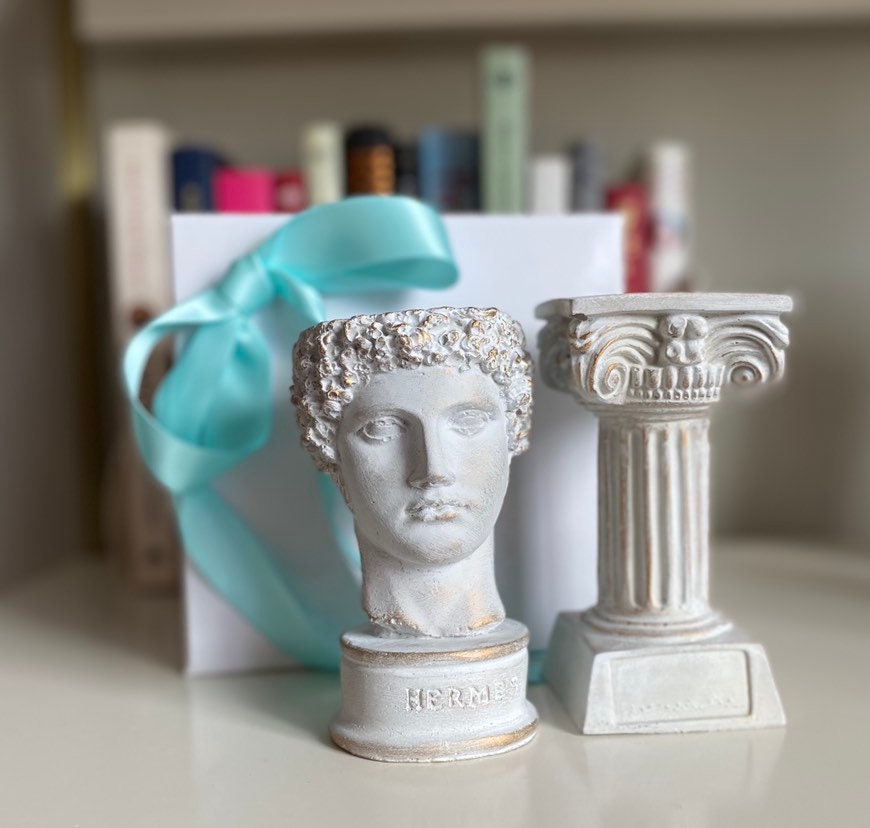 Column Candle Holder, Ancient Greek Candlestick, Greek Ionic Column Décor, Column Corinthians, Roman concrete Pillar Column, Office Decor