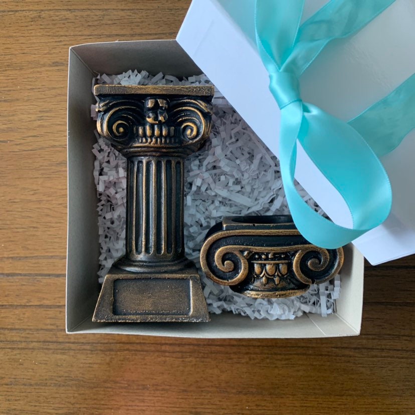 Column Candle Holder, Ancient Greek Candlestick, Greek Ionic Column Décor, Column Corinthians, Roman concrete Pillar Column, Office Decor