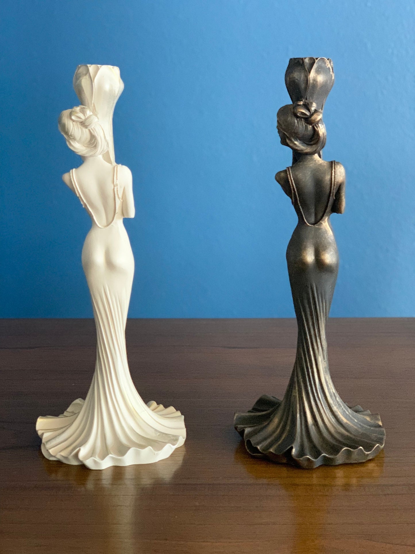 Female Candlestick Holder, Large Candlestick, Taper Candleholder, Centerpiece, Home Decoration, Gift for Home, Thanksgiving