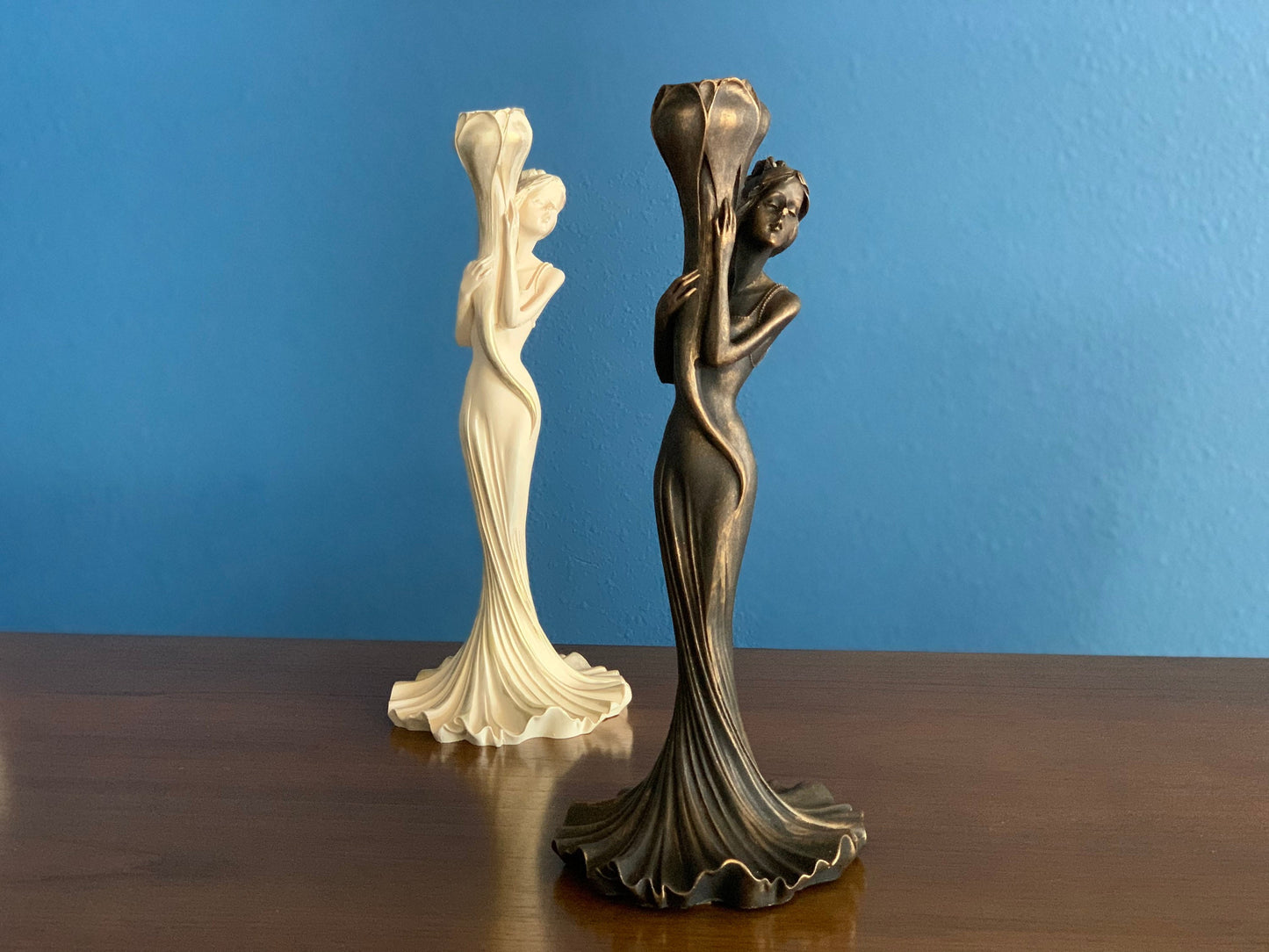 Female Candlestick Holder, Large Candlestick, Taper Candleholder, Centerpiece, Home Decoration, Gift for Home, Thanksgiving