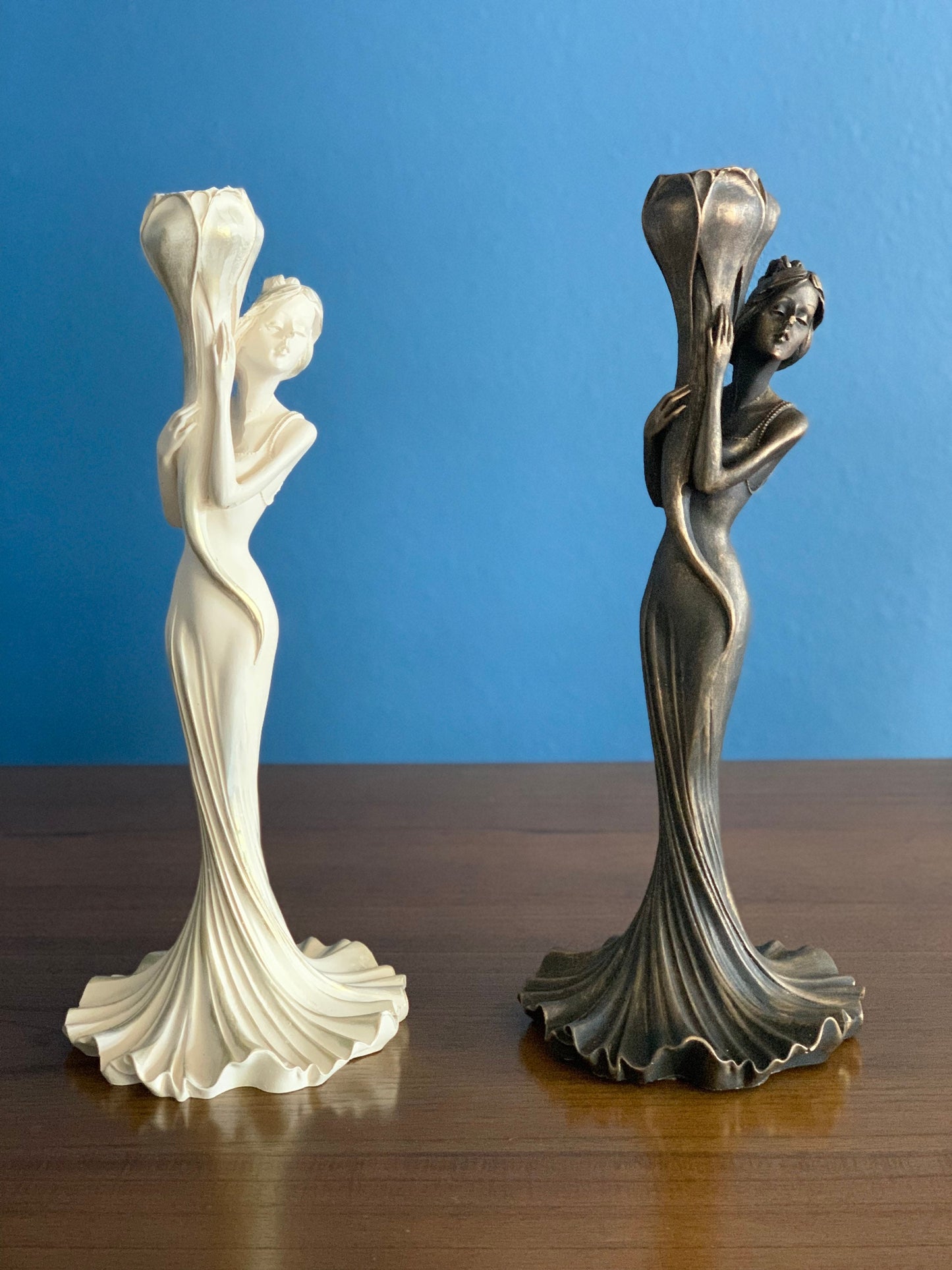 Female Candlestick Holder, Large Candlestick, Taper Candleholder, Centerpiece, Home Decoration, Gift for Home, Thanksgiving