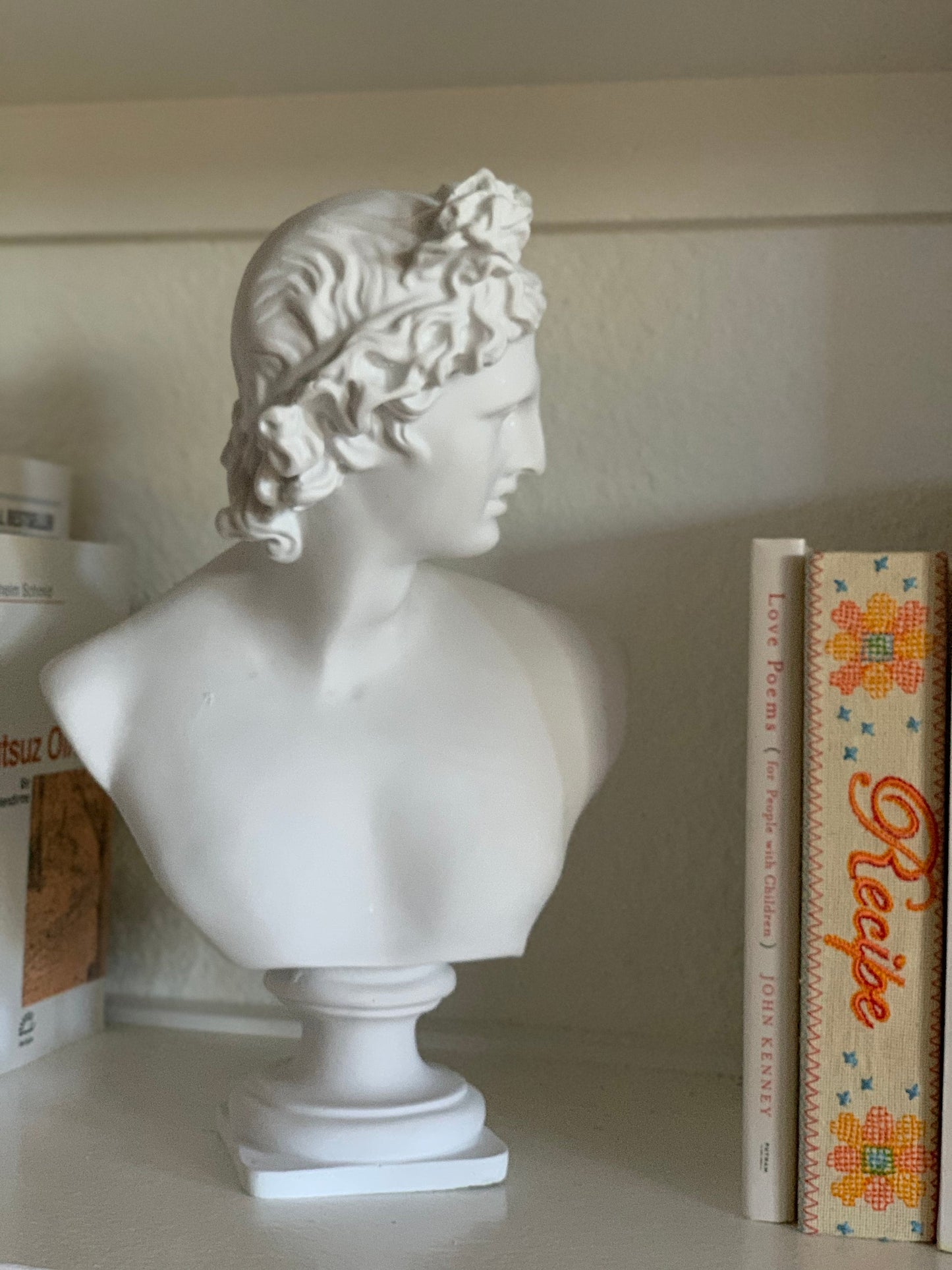 Apollo Bust Sculpture Greek Roman Mythology God Handmade Figurine Statue Mother's Day Gift