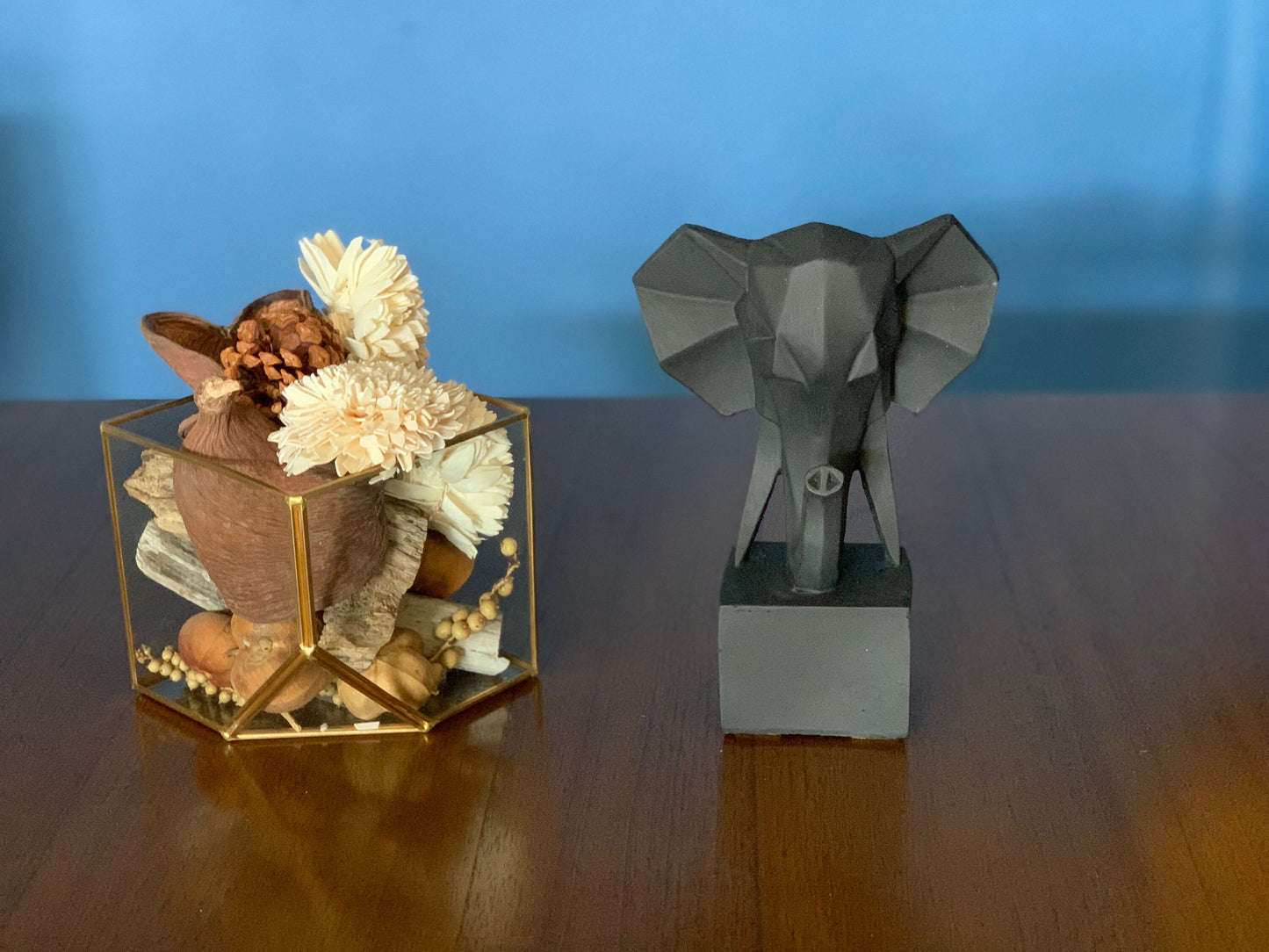 Animal Sculpture Decoration For Home, Handcrafts, Elephant Statue, Desk Décor, Accessories, Animal Statue Gift, Gift for Christmas,