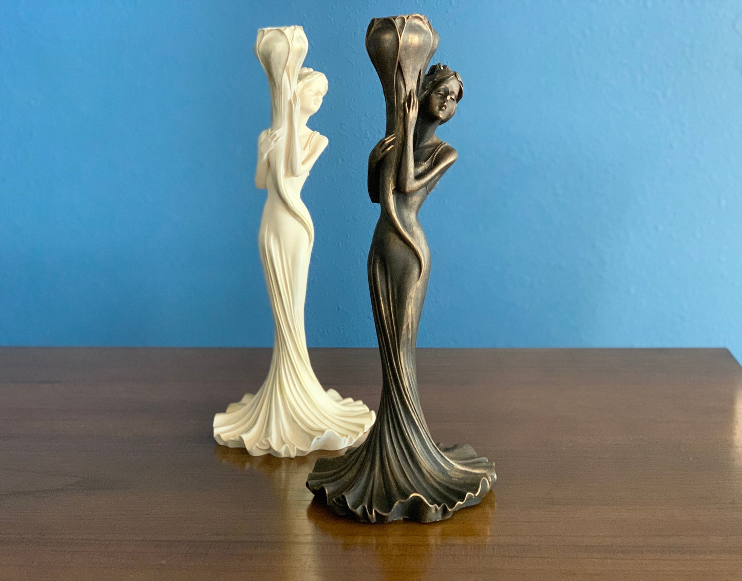 Female Candlestick Holder, Large Candlestick, Taper Candleholder, Centerpiece, Home Decoration, Gift for Home, Thanksgiving