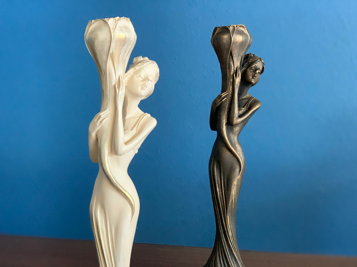 Female Candlestick Holder, Large Candlestick, Taper Candleholder, Centerpiece, Home Decoration, Gift for Home, Thanksgiving