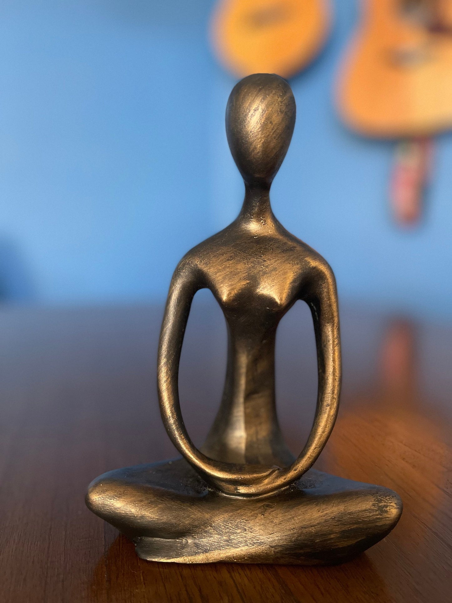 Women Yoga Sculpture Yoga Lady Yoga Girl Yoga pose wire sculpture Meditation Praying Namaste Yoga Pose statue Yoga Pose Sculpture Home Gift