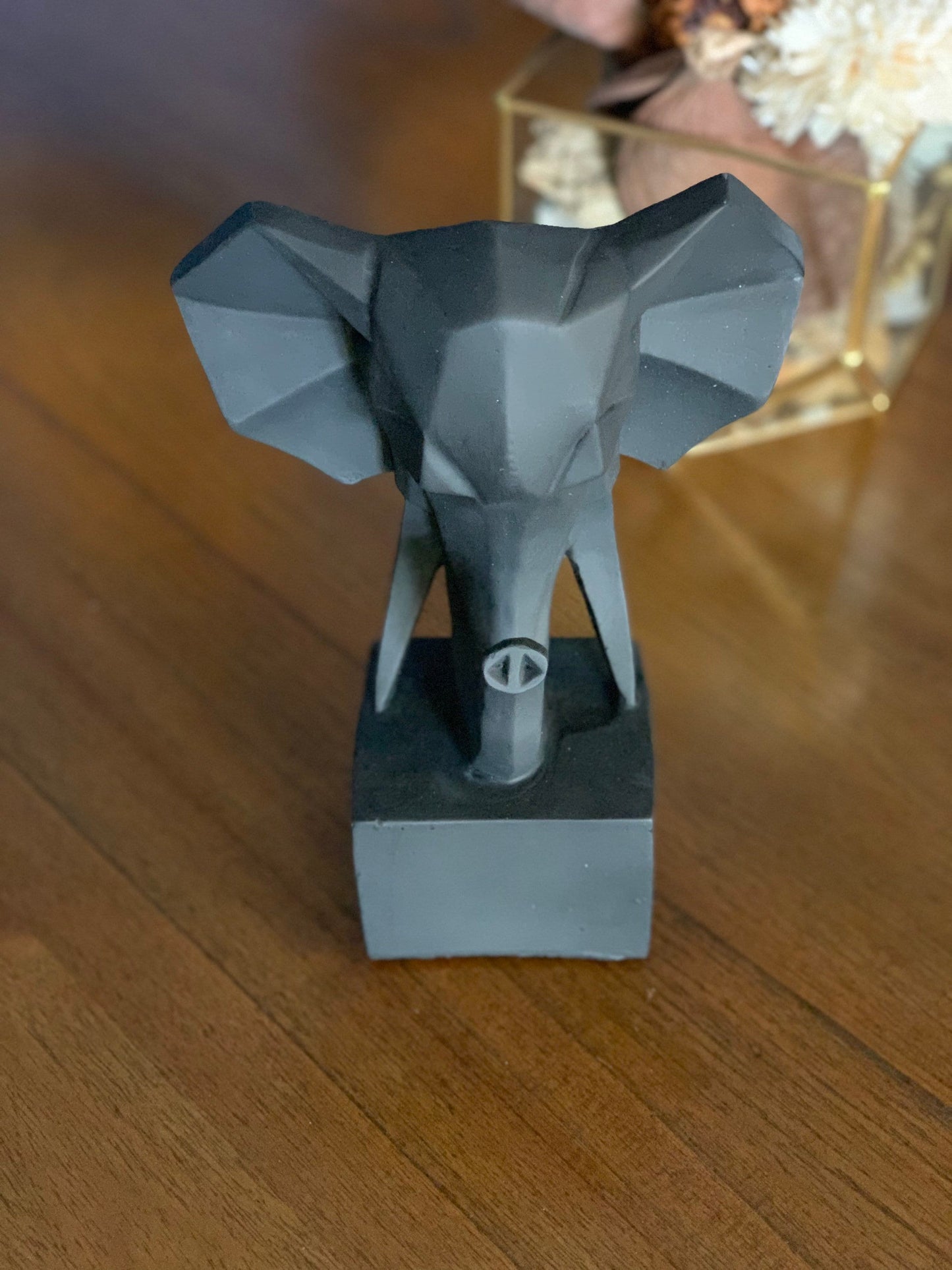 Animal Sculpture Decoration For Home, Handcrafts, Elephant Statue, Desk Décor, Accessories, Animal Statue Gift, Gift for Christmas,