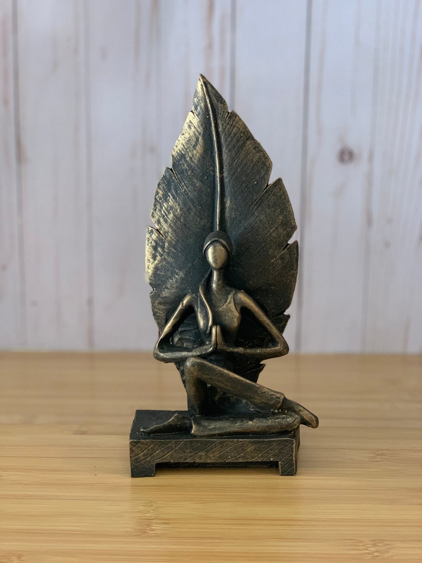 Yoga Pose Woman Sculpture, Yoga Lady, Meditation Gift, Zen Corner Piece, Namaste Gift Idea, Yogi Gift, Relaxation Gift, Modern Yoga Statue