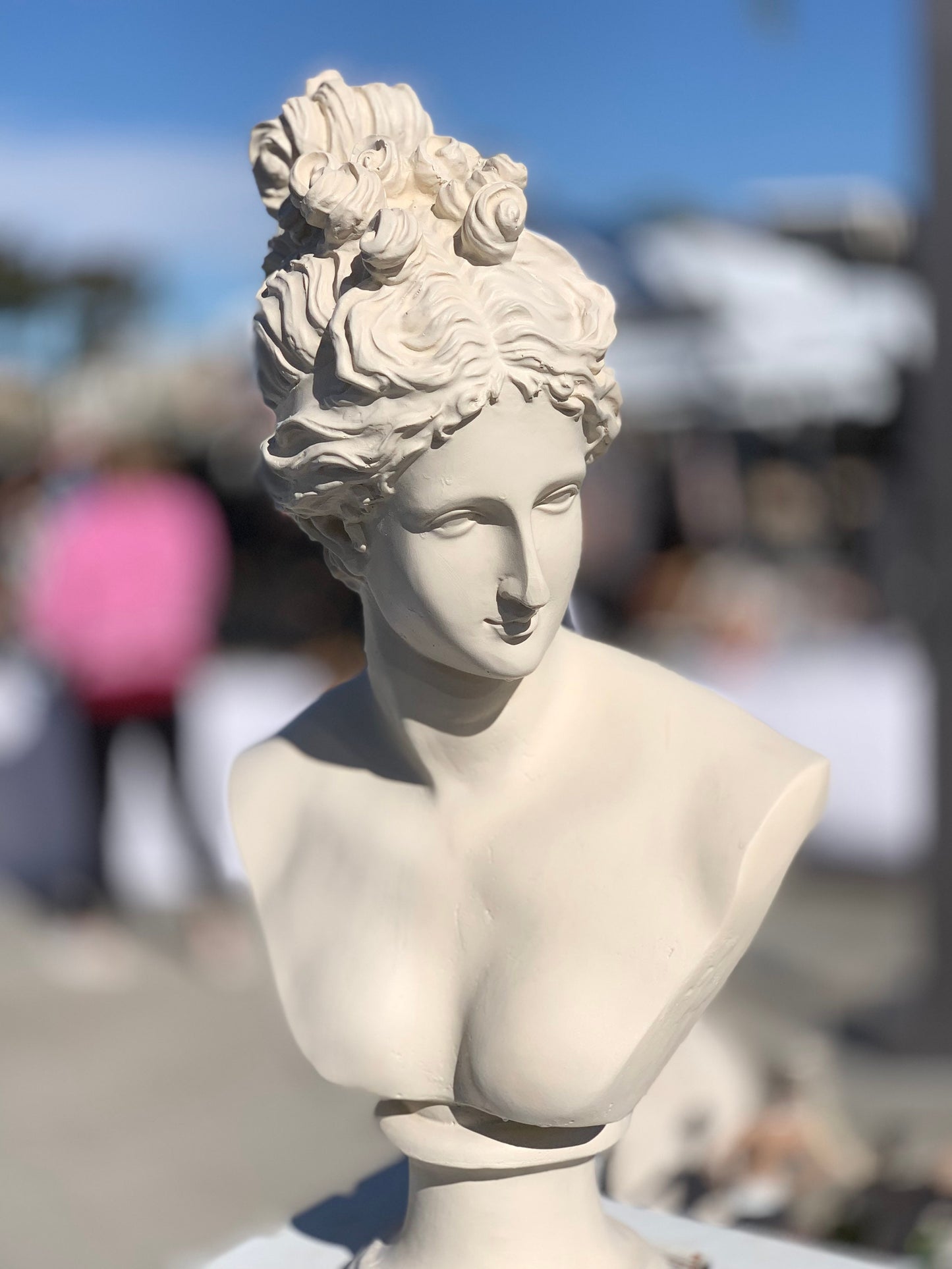 Large Helen Sculpture, Helen Statue, Helen Of Troy Bust Statue, Greek Bust Statue, 22 inches Helen of Sparta, Daughter of Zeus, Roman Bust
