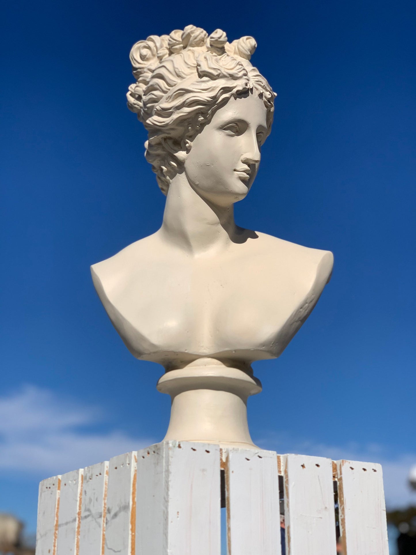 Large Helen Sculpture, Helen Statue, Helen Of Troy Bust Statue, Greek Bust Statue, 22 inches Helen of Sparta, Daughter of Zeus, Roman Bust