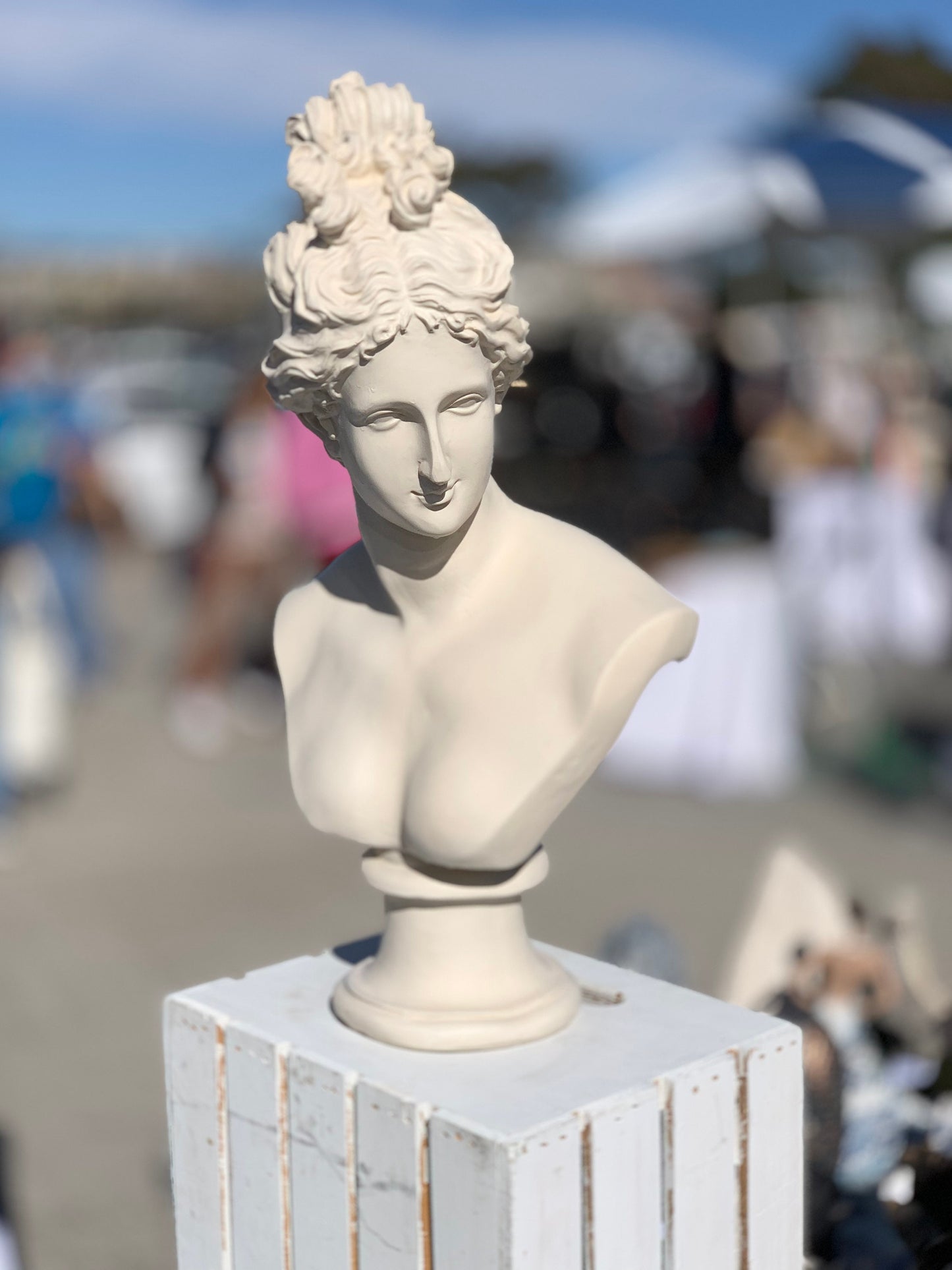 Large Helen Sculpture, Helen Statue, Helen Of Troy Bust Statue, Greek Bust Statue, 22 inches Helen of Sparta, Daughter of Zeus, Roman Bust