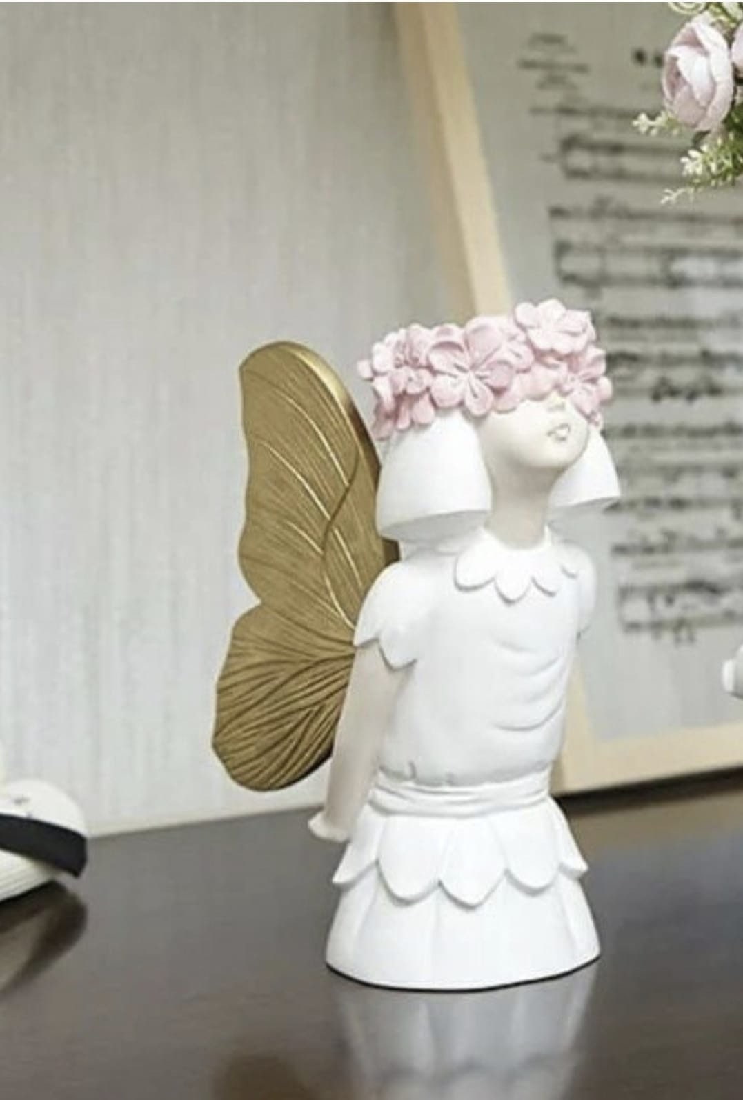 Decorative Open Wings Angel Statue, Praying Angel Girl Statue, Angel Sculpture, Open wings Sculpture, Fairy Girl, The Fairy Tale Sculpture,