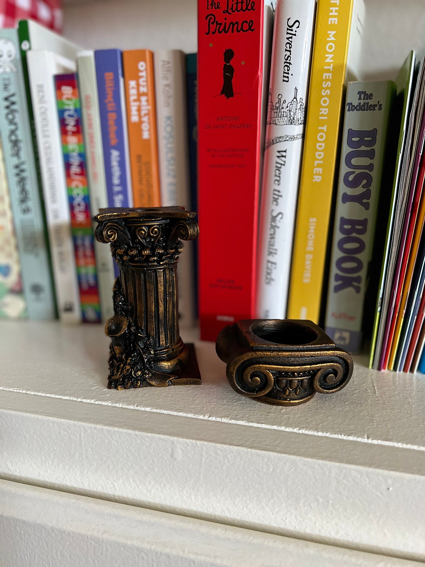 Column Candle Holder, Ancient Greek Candlestick, Greek Ionic Column Décor, Column Corinthians, Roman concrete Pillar Column, Office Decor