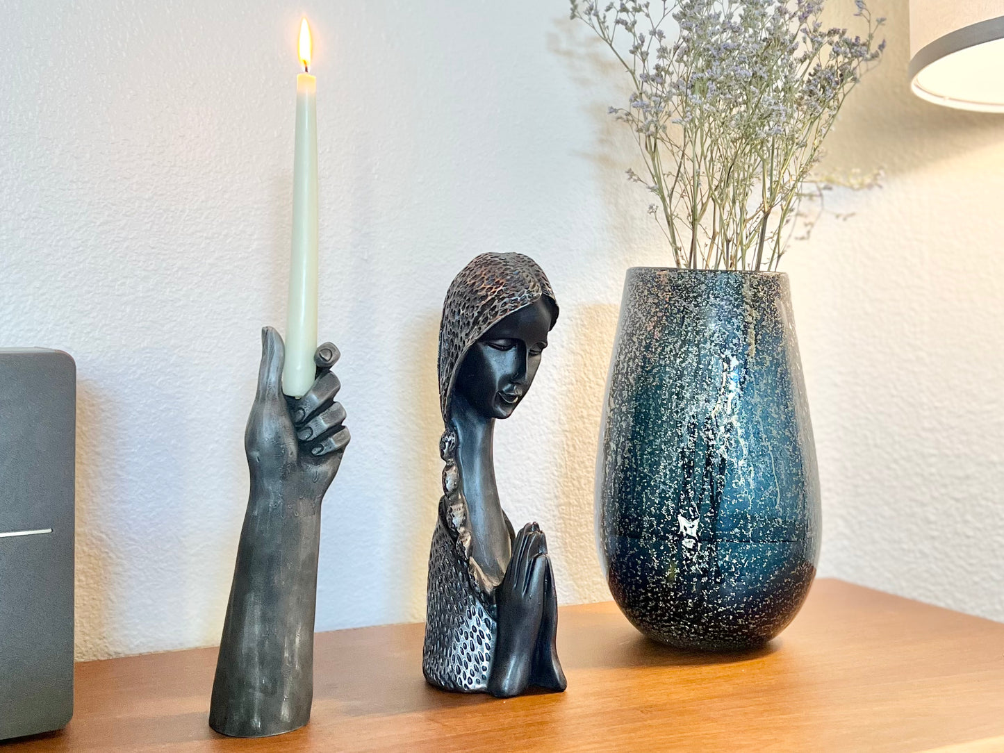 Hand Candlestick Holder. Left Hand