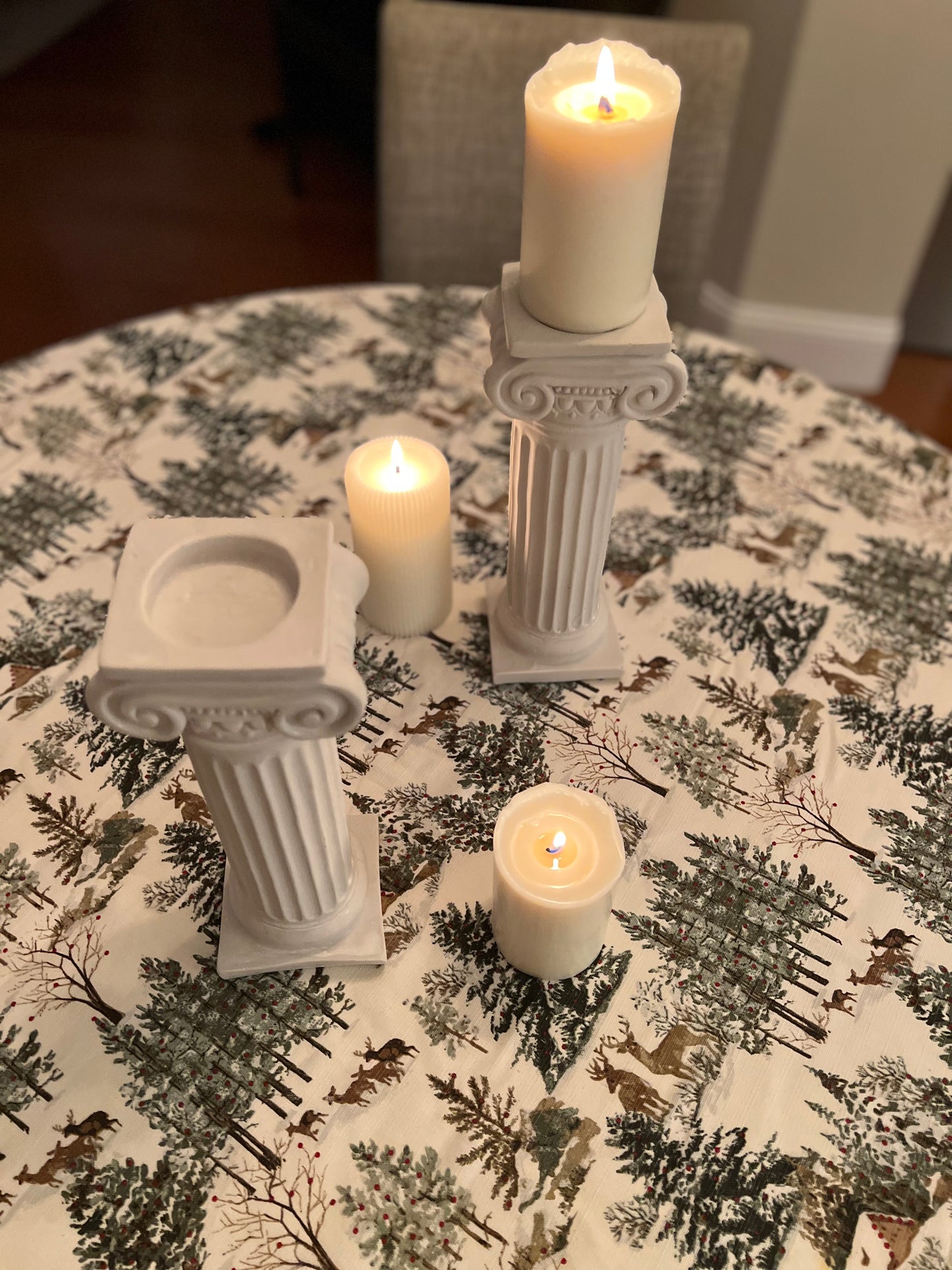 Ancient Column Candle Holder