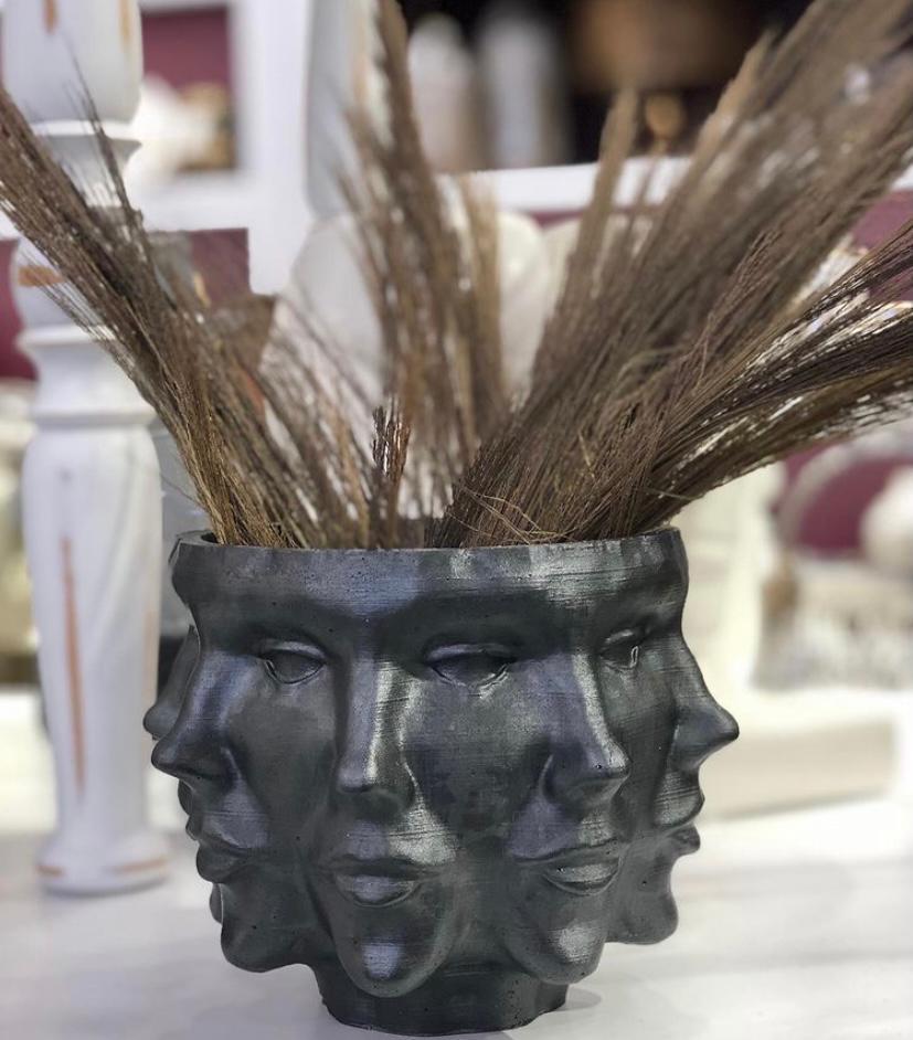 Concrete Multi Face Planter