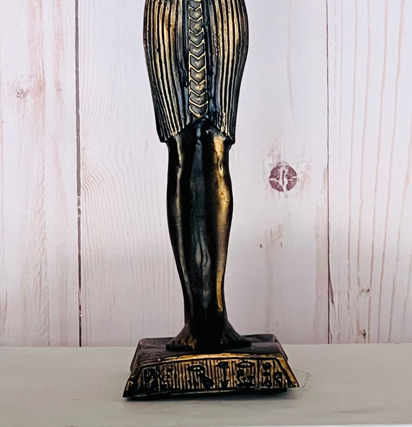 Egyptian Goddess Isis Statue  - Hand Painted Figurine for Home Decor