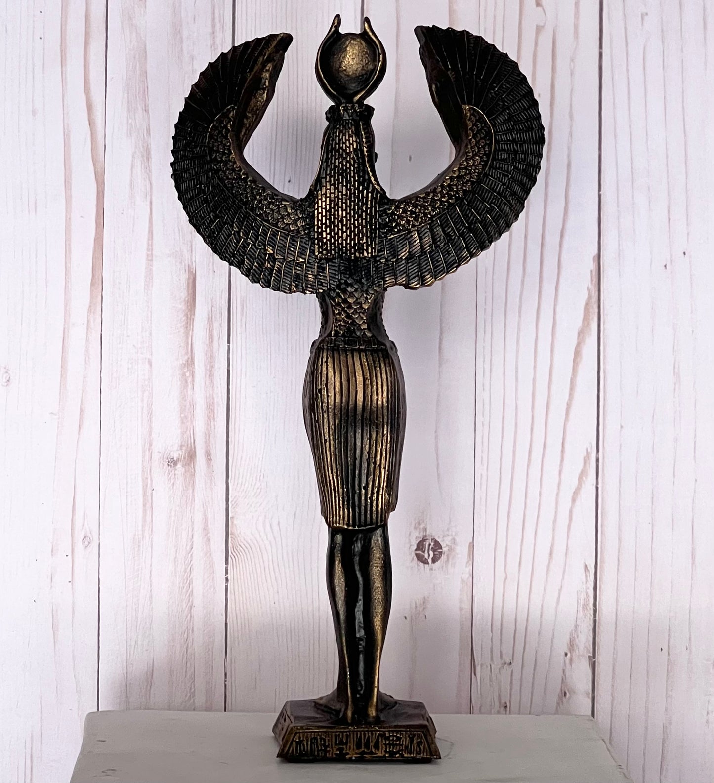 Egyptian Goddess Isis Statue  - Hand Painted Figurine for Home Decor