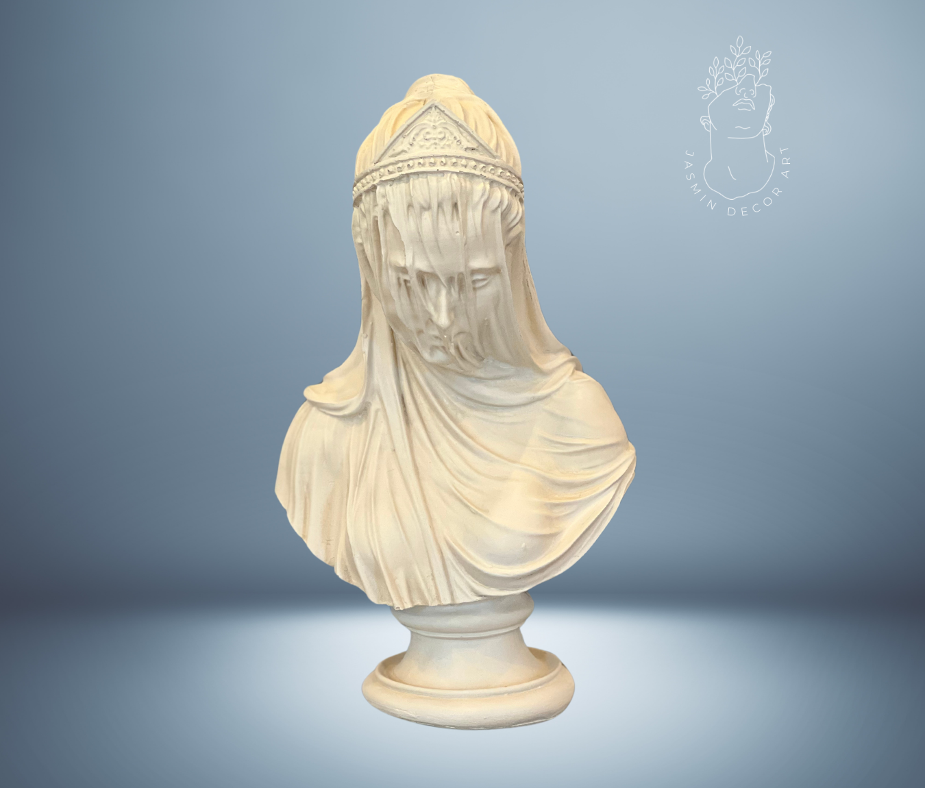 The Veiled Lady Statue, Large Virgin Lady Sculpture