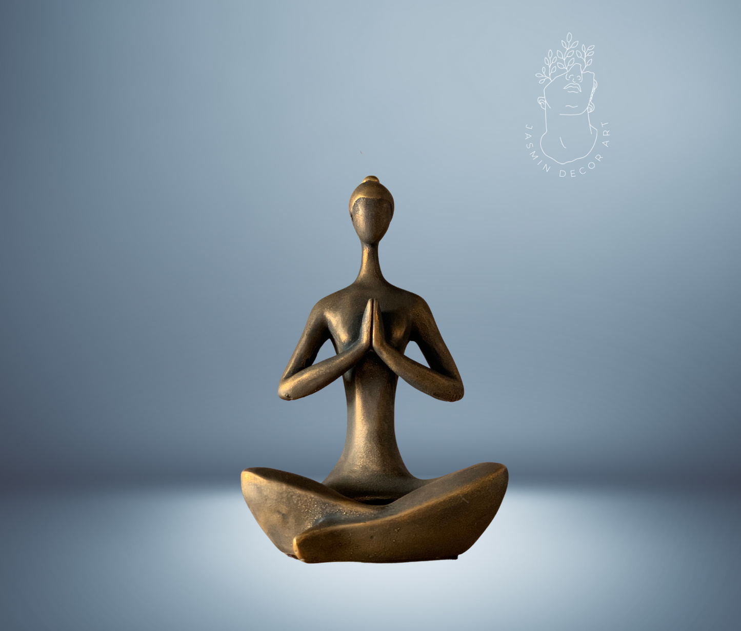 andmade Yoga Pose Candleholder in Namaste Pose