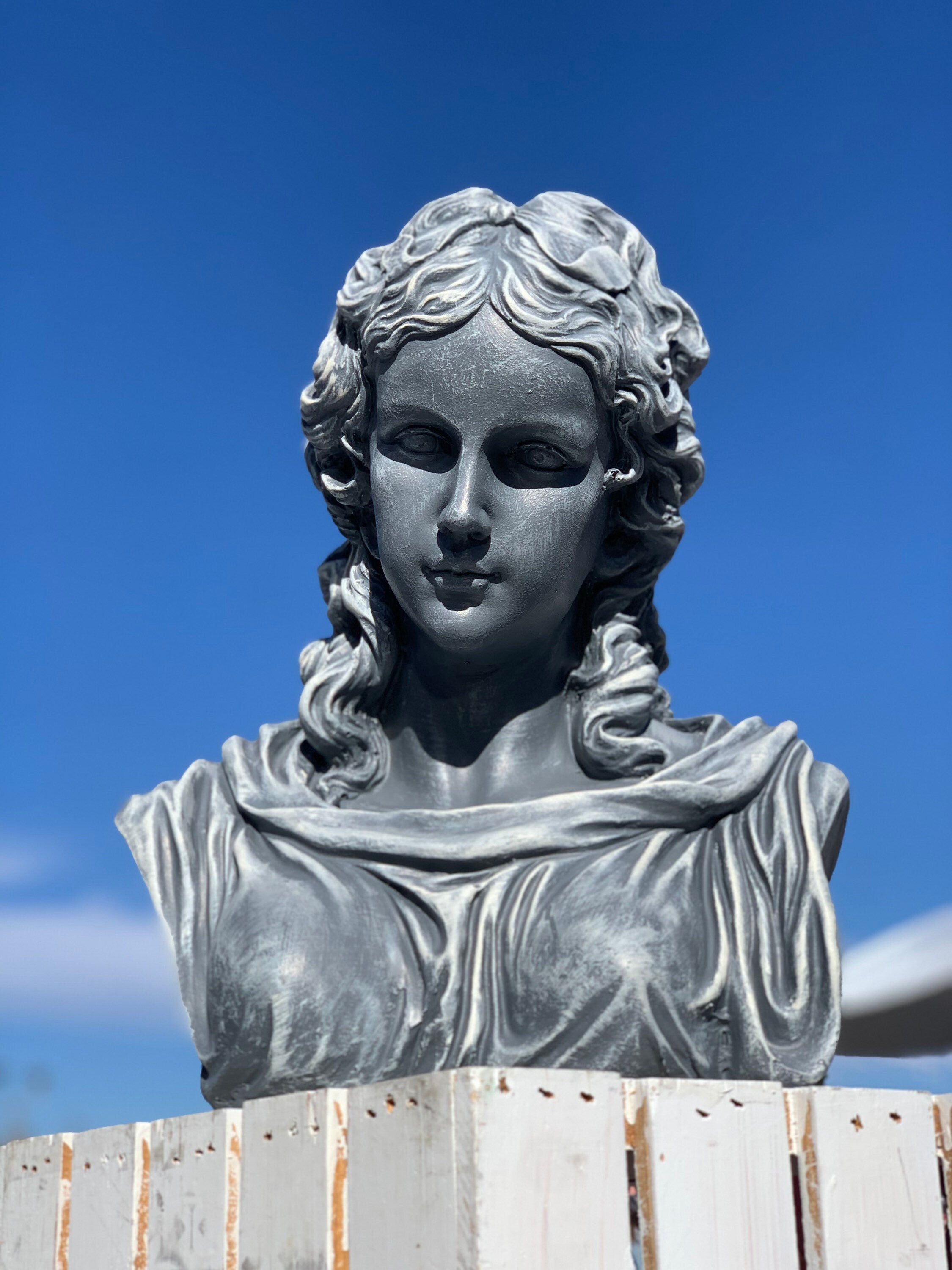 Hera Bust Statue, Large Female Sculpture, Pop Art Sculpture, Greek Bus –  Jasmin Decor Inc.