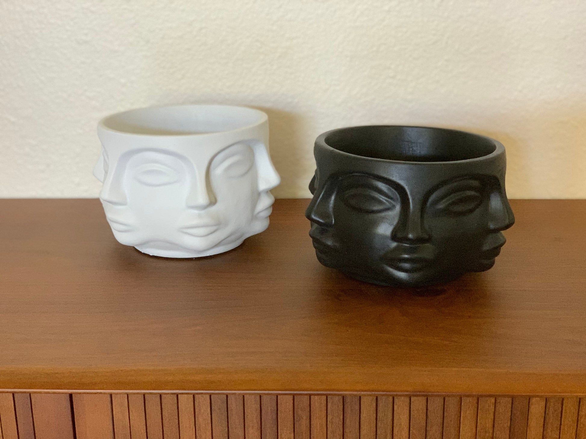 Concrete Multi Face Planter, Concrete Planter, Unique Planter, Concrete Decor, Eco Friendly Decor, Succulent Planter, (Large)