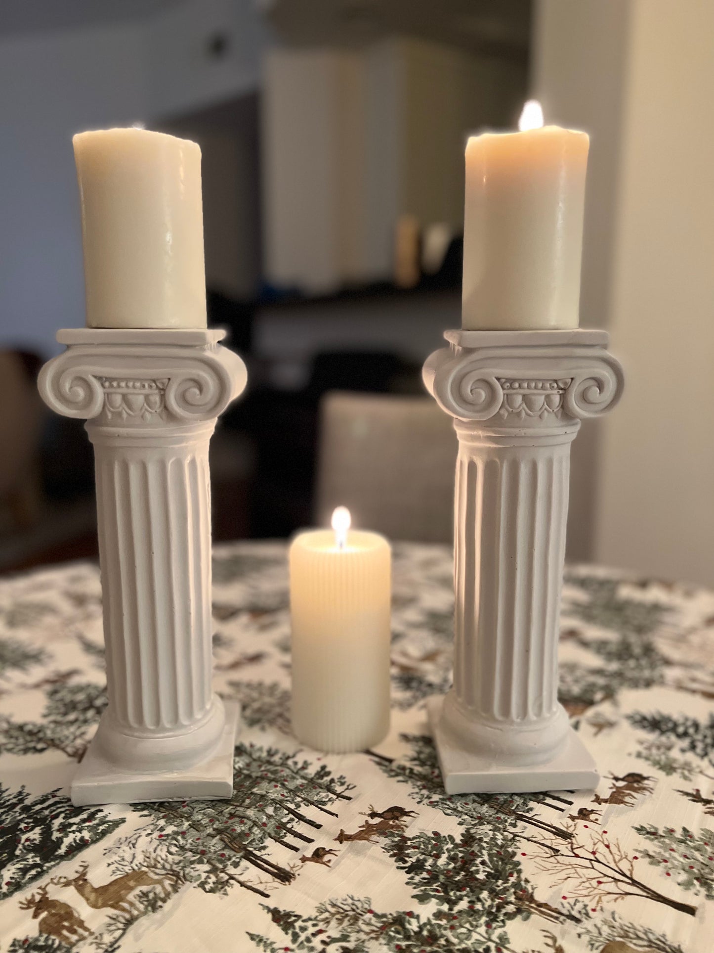 Ancient Column Candle Holder